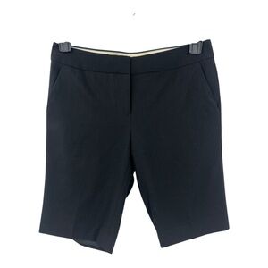 J Crew City Fit Bermuda travel, trouser shorts size 2 black